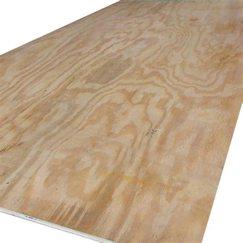 38-in x 4-ft x 8-ft Pine Plywood Sheathing. . Plywood lowes 4x8